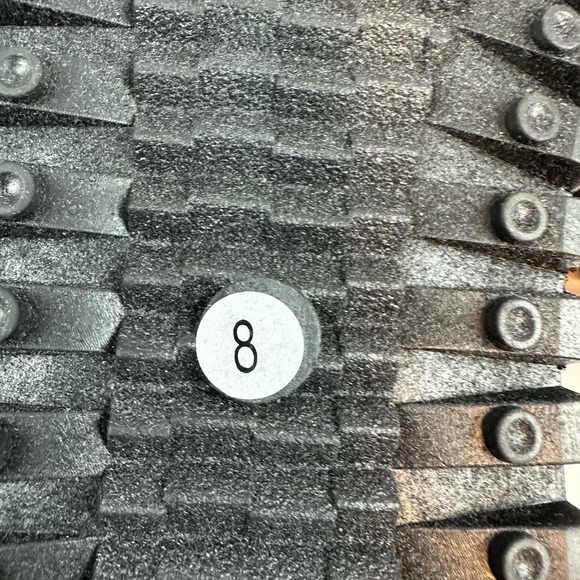 New Womens Blondo Waterproof Lois Black Athletic Training Sneakers Shoes Size 8 - Picture 7 of 7